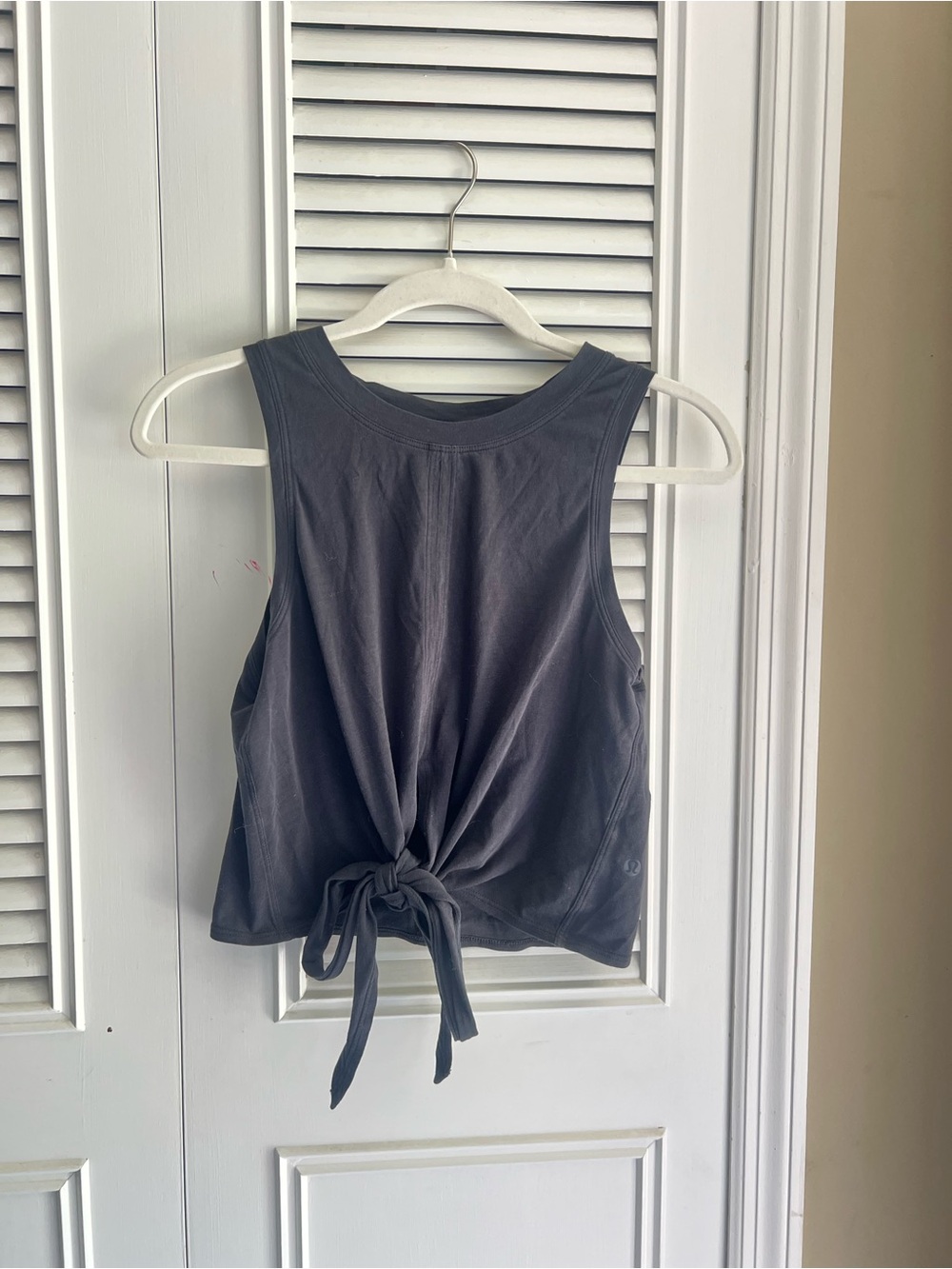 lululemon athletica Tie-Front Tank Top - Charcoal Gray